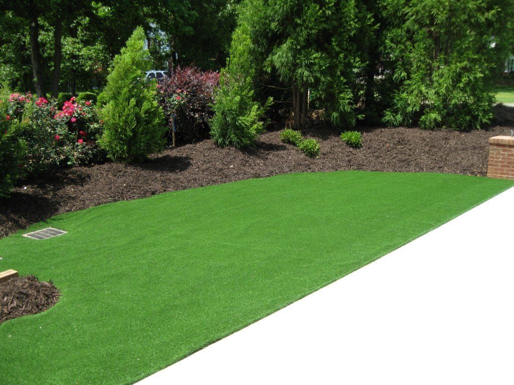 synthetic turf landscaping example