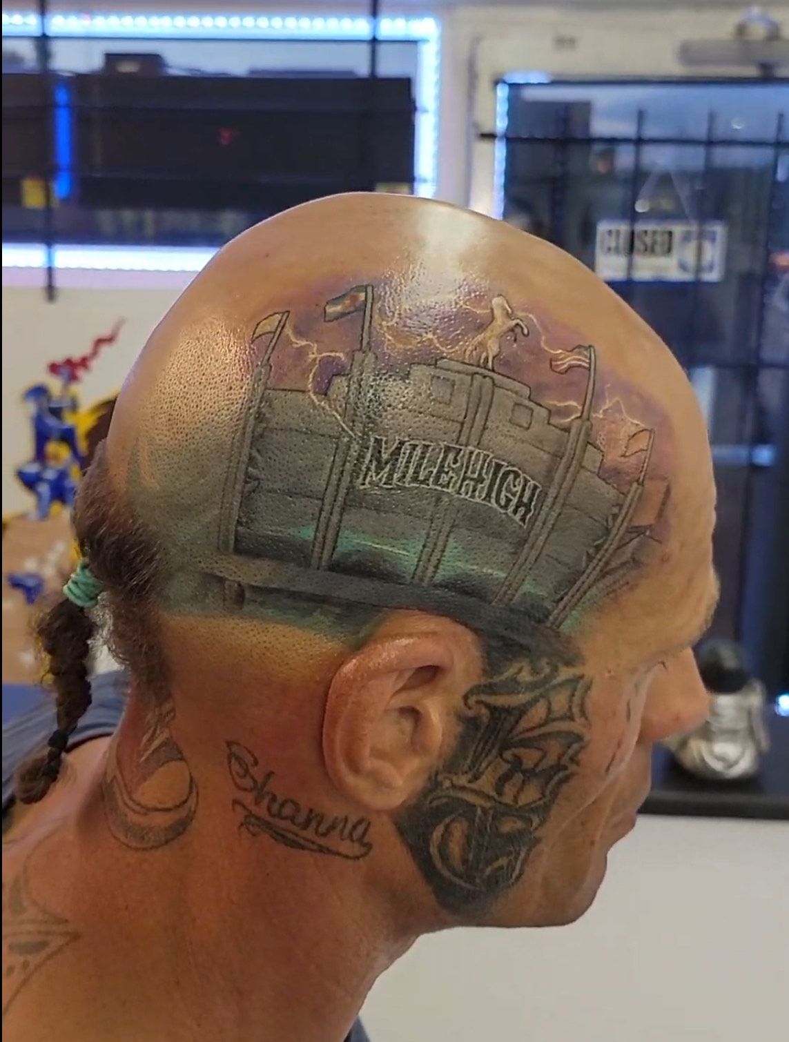Cover-up Head Tattoo After