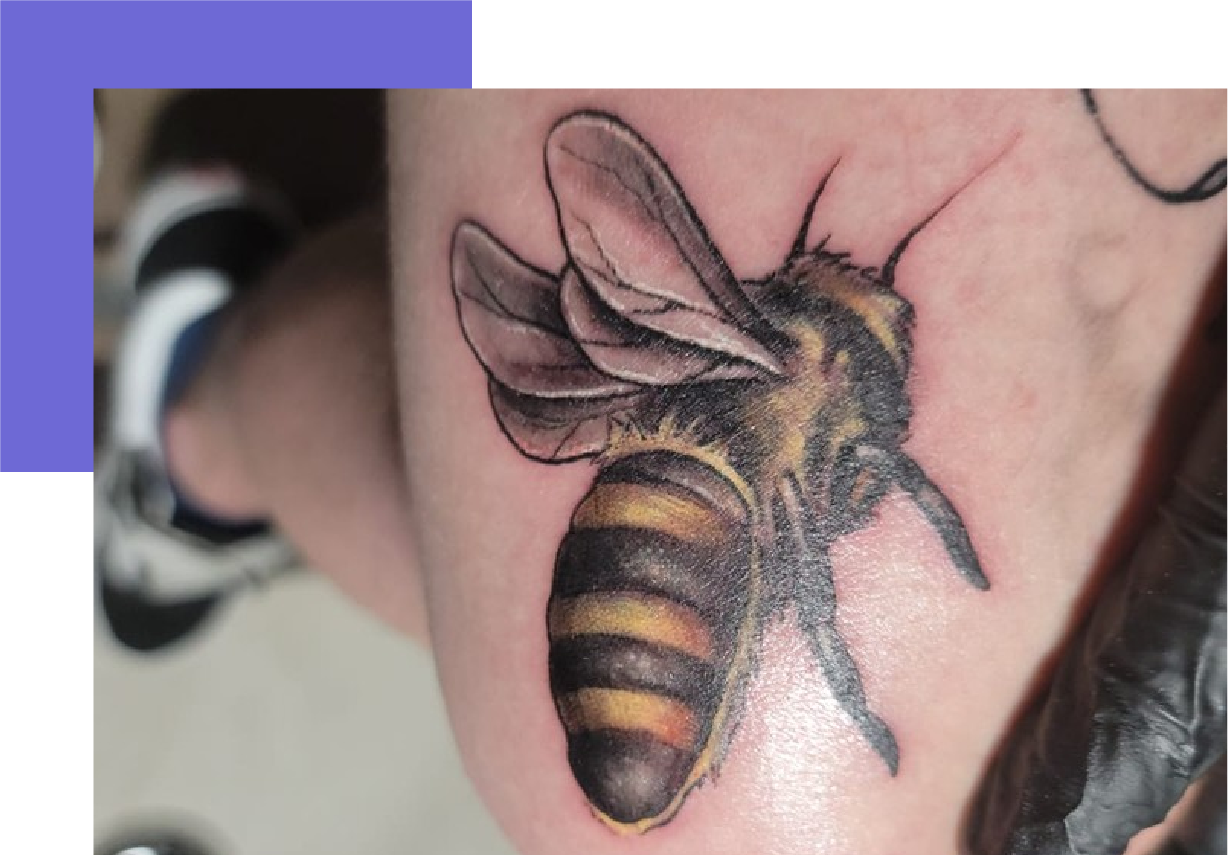 bee tattoo