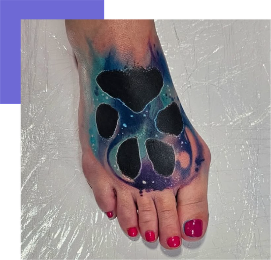 tattoo on the feet