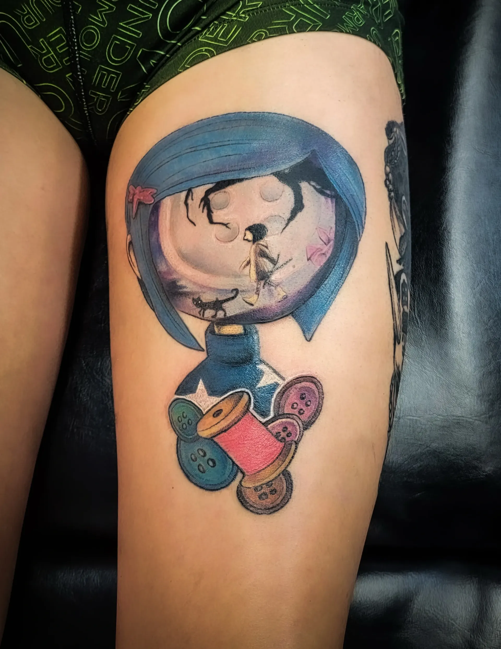 Color Coraline Tattoo