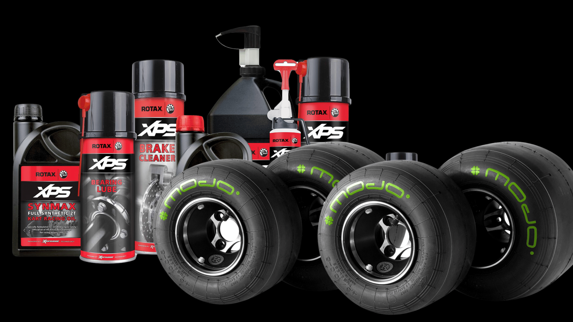 Rotax Kart Racing, XPS lubricants, MOJO karting tires