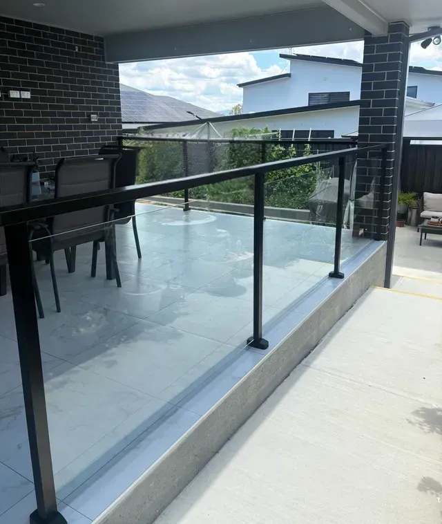 Glass handrail Canberra