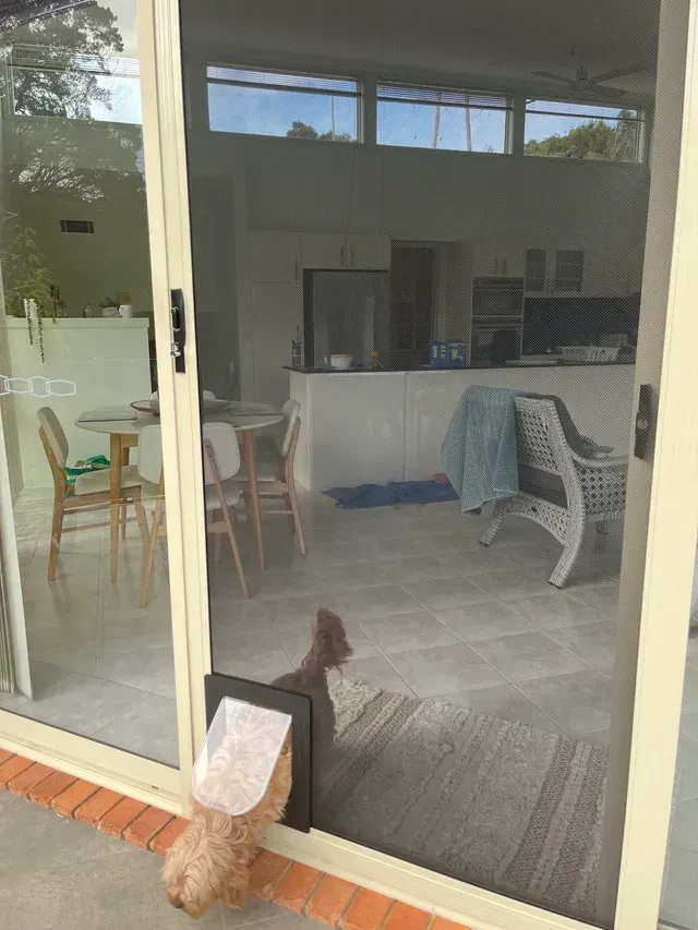 screen door with pet door canberra