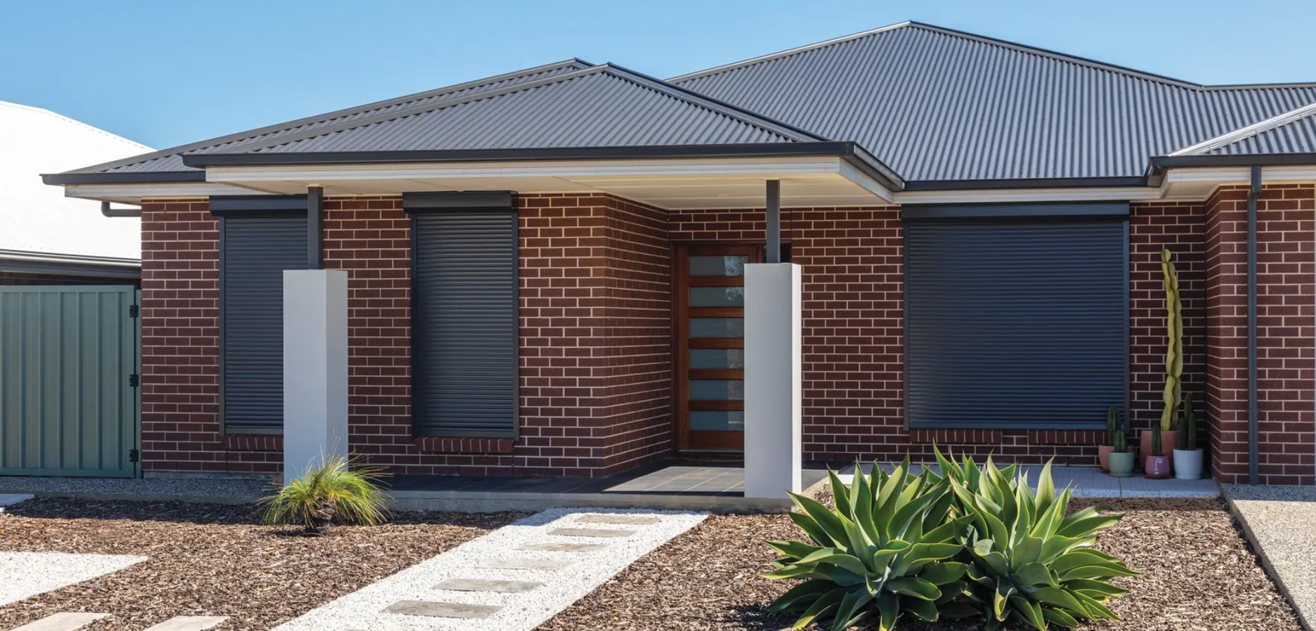 40mm curved slat roller shutter canberra