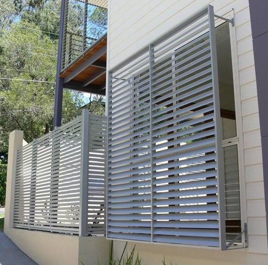 stand-off louvre screens
