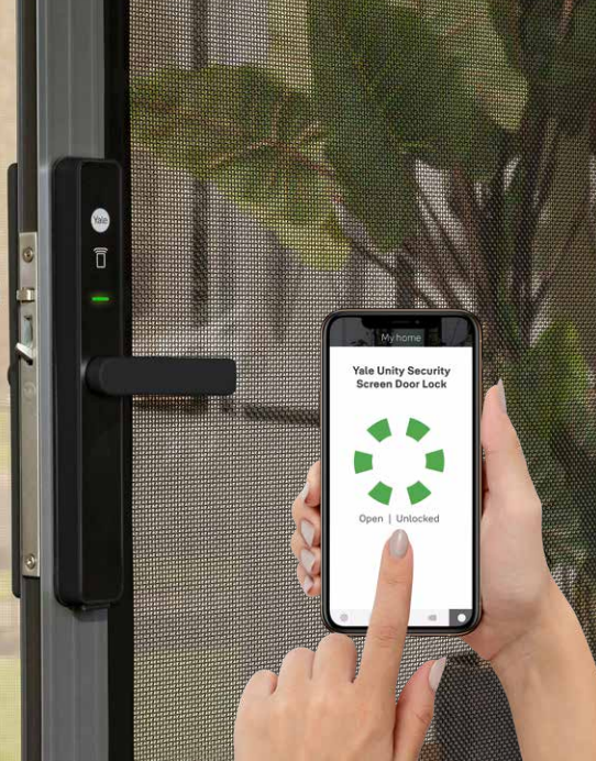 digital lock for hinged screen doors canberra