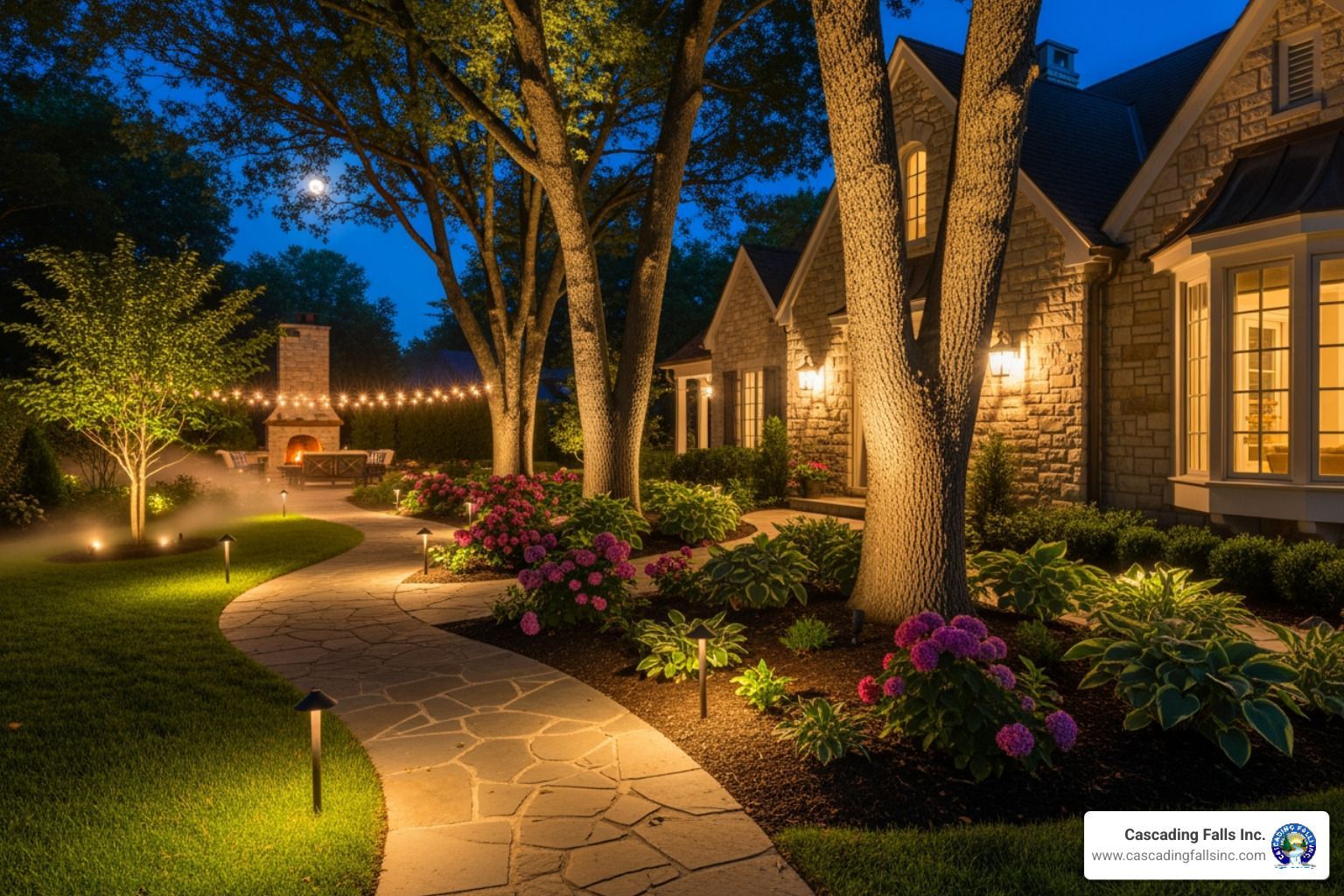 landscape lighting installation - landscape lighting installation