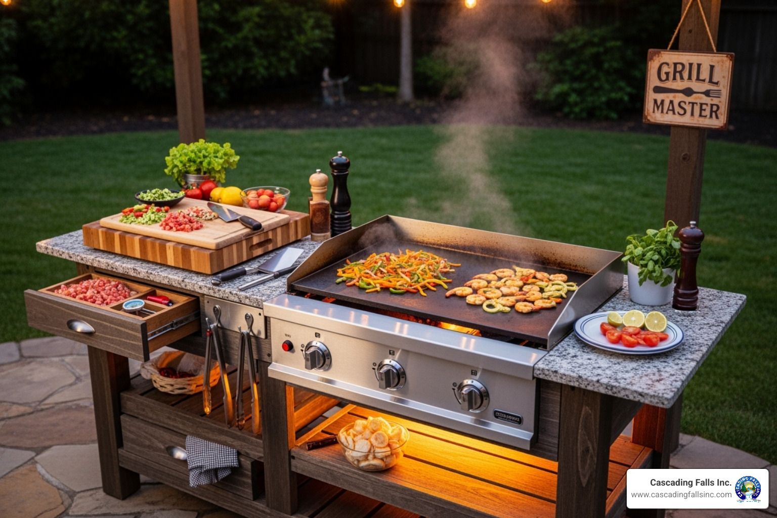 outdoor cooking table - outdoor cooking table