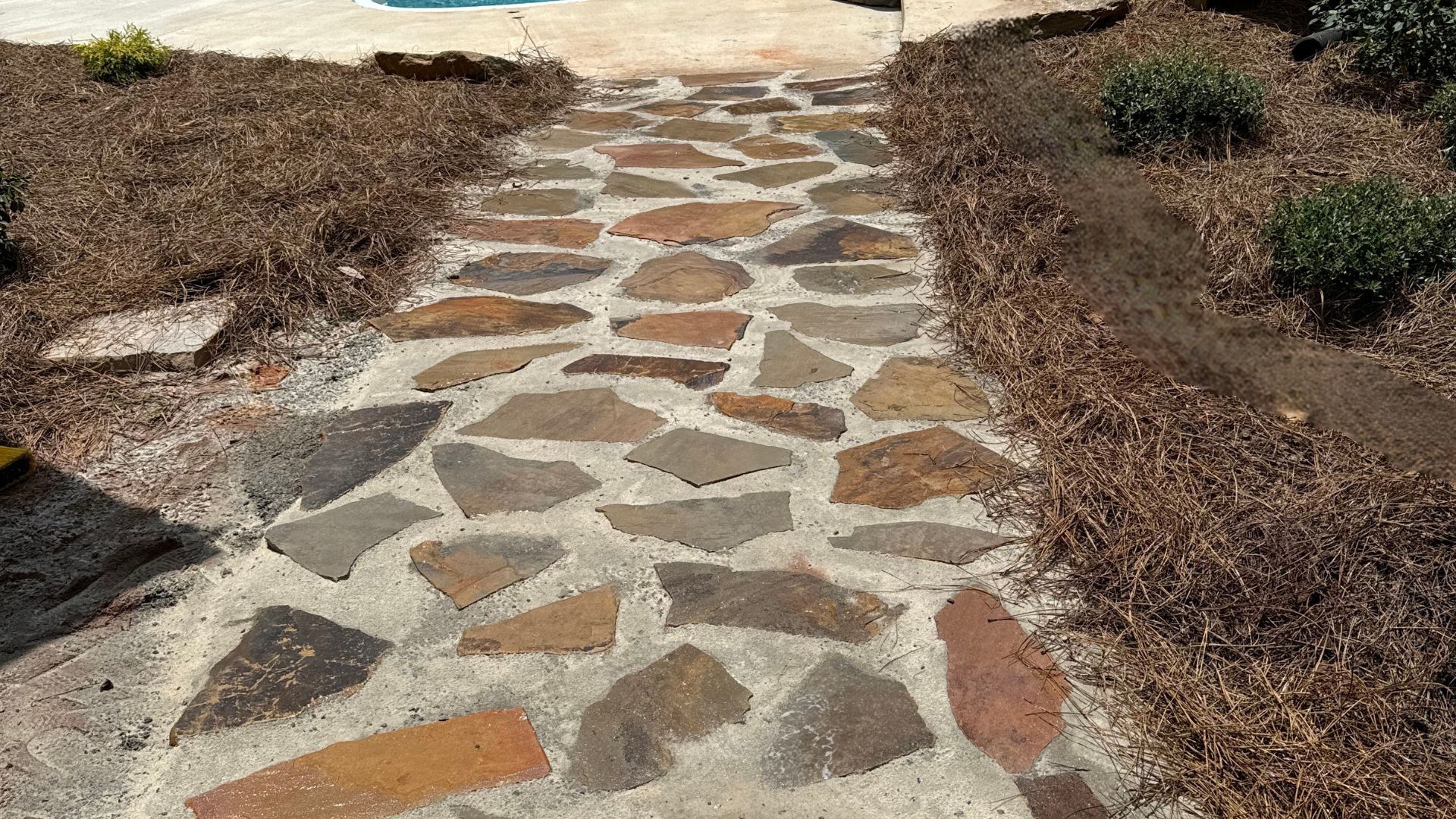 stone walkway