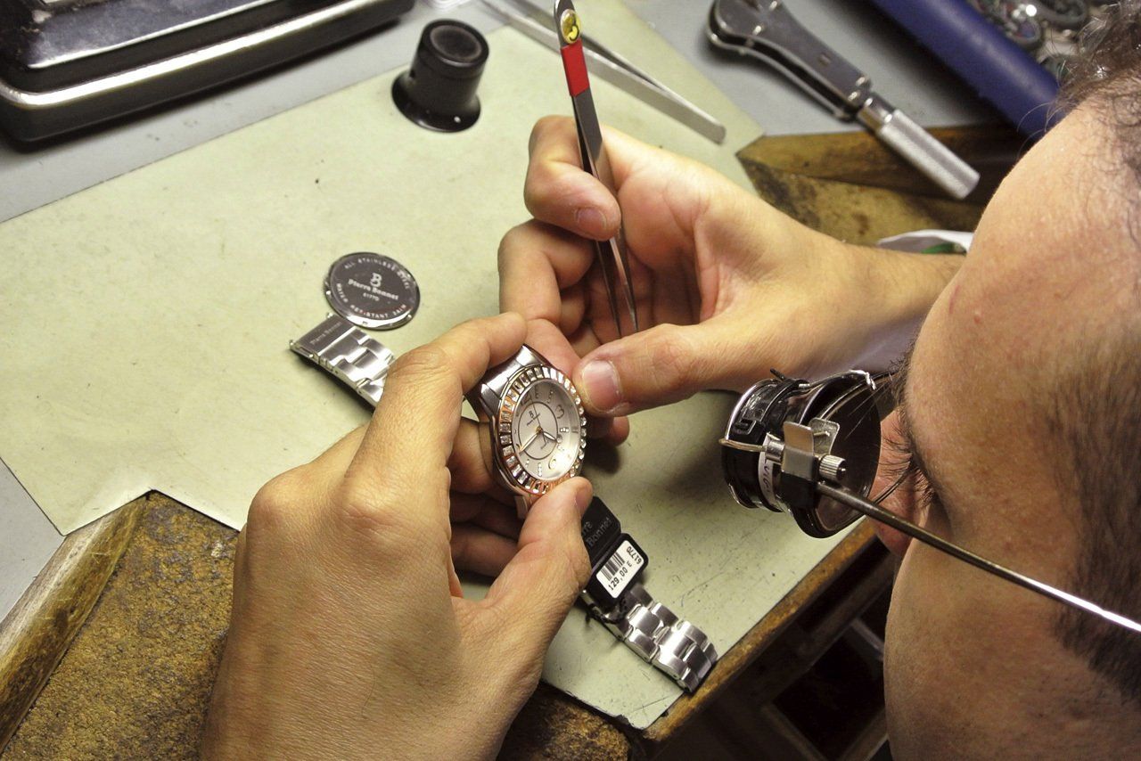 orologi in esposizione