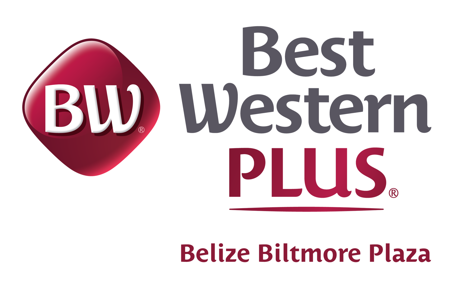 The logo for best western plus belize biltmore plaza