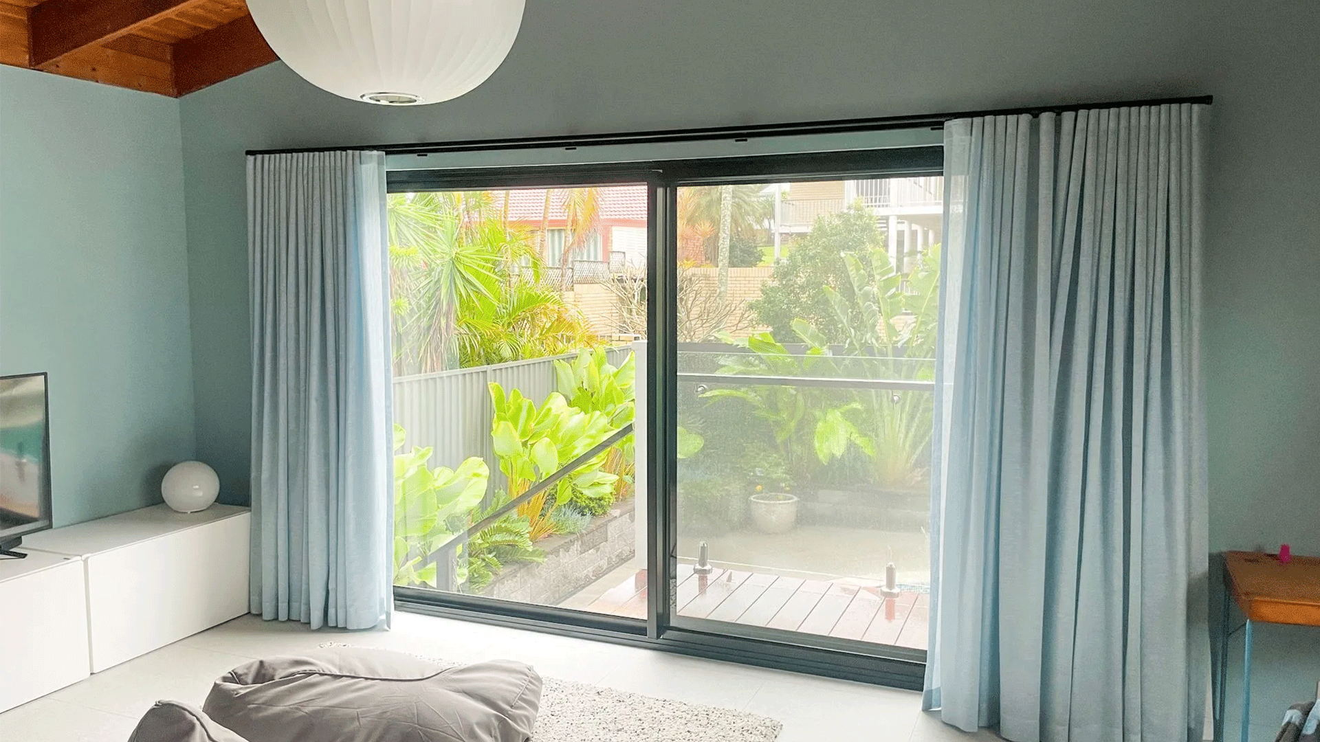 Room With A Window With A Roman Blind On It — Creative Curtains & Blinds In Tweed Heads South, NSW