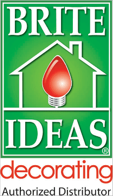Bright Ideas Logo, Christmas Light Installation, Haddon Heights, NJ