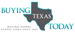 A logo for buying texas today homes across texas since 2003