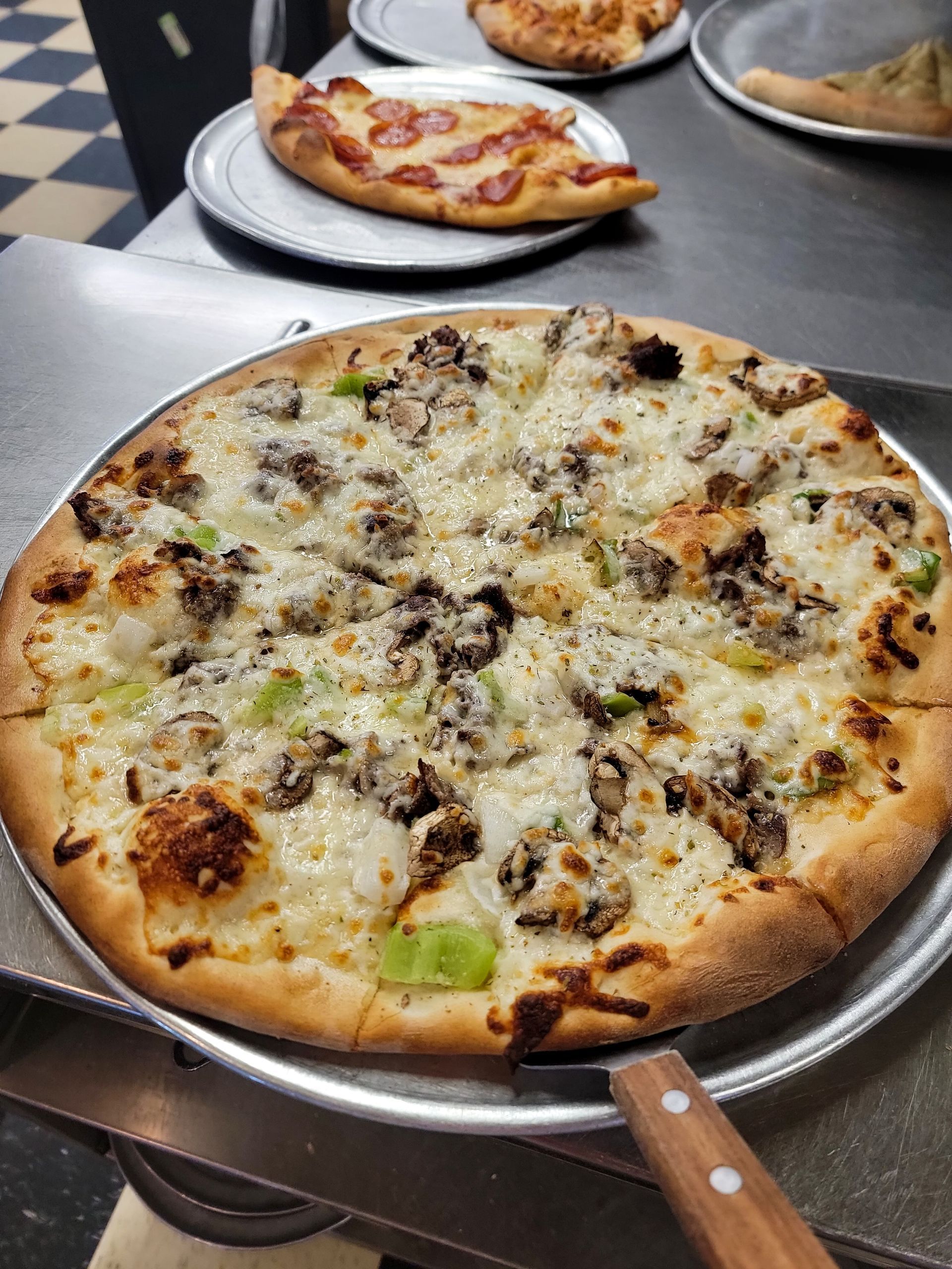 Cheese Pizza with veggies