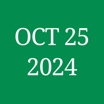 October 17 2024 is written on a green background