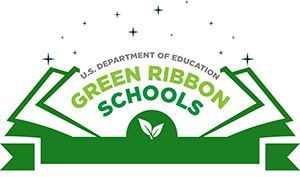 The logo for the u.s. department of education green ribbon schools.