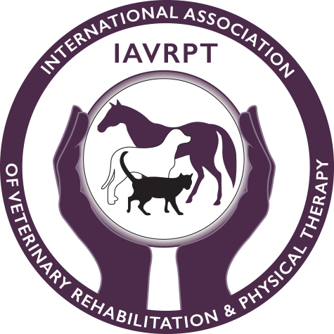 A logo for the international association of veterinary rehabilitation and physical therapy