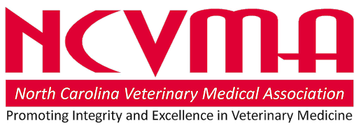 The logo for the north carolina veterinary medical association