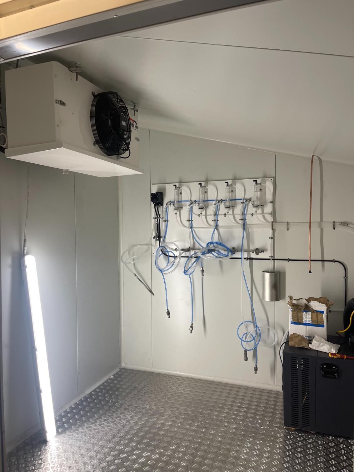 A Room With a Lot of Wires Hanging From the Ceiling — Condie Refrigeration & Air Conditioning In Ballina, NSW