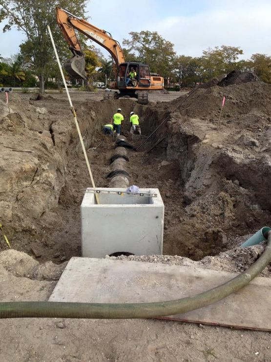 New Water Pipe in the Ground — Fort Myers, FL — Conidaris Builders & General Contractors Inc