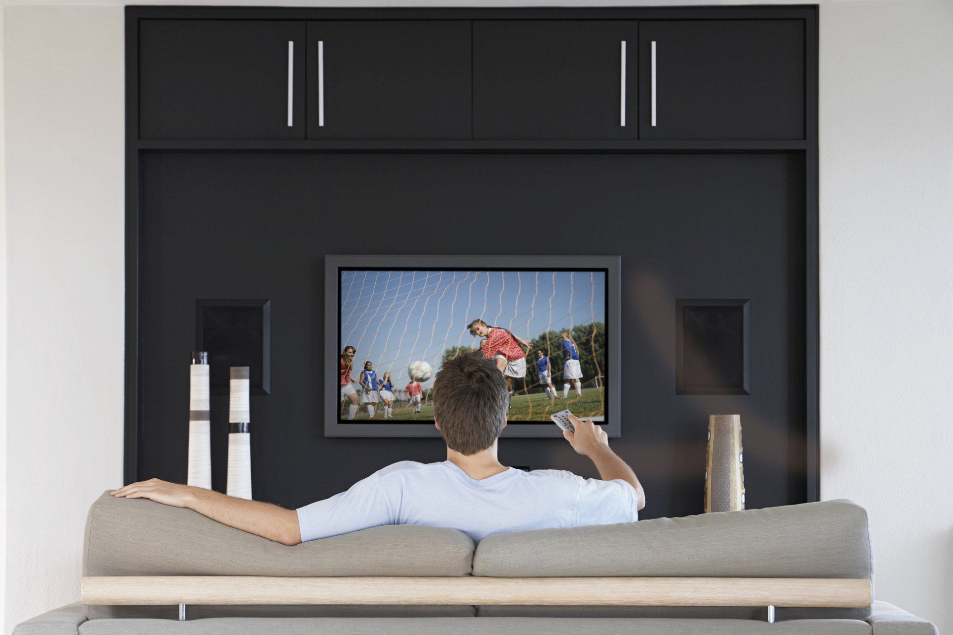 Watching Football on TV — Harrington Park, NSW — Riteway Antenna
