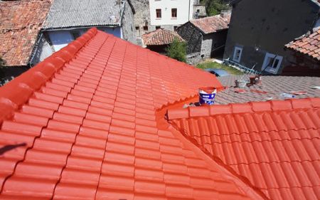 impermeabilización de tejas para reparar goteras en el tejado, santiago de compostela