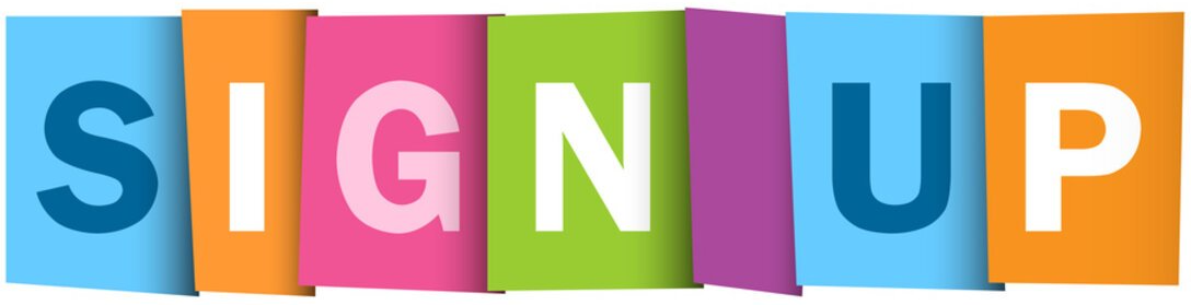 Colorful banner with the words 