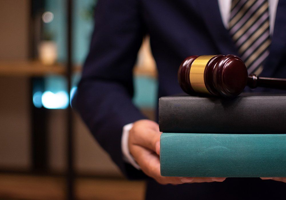Lawyer Holding A Book And Gavel — South Elgin, IL — Ted Gross Law LLC