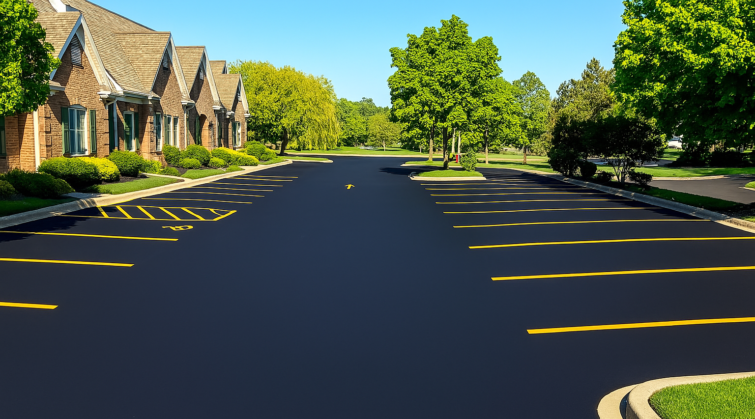Sealcoating & Striping Perfection!