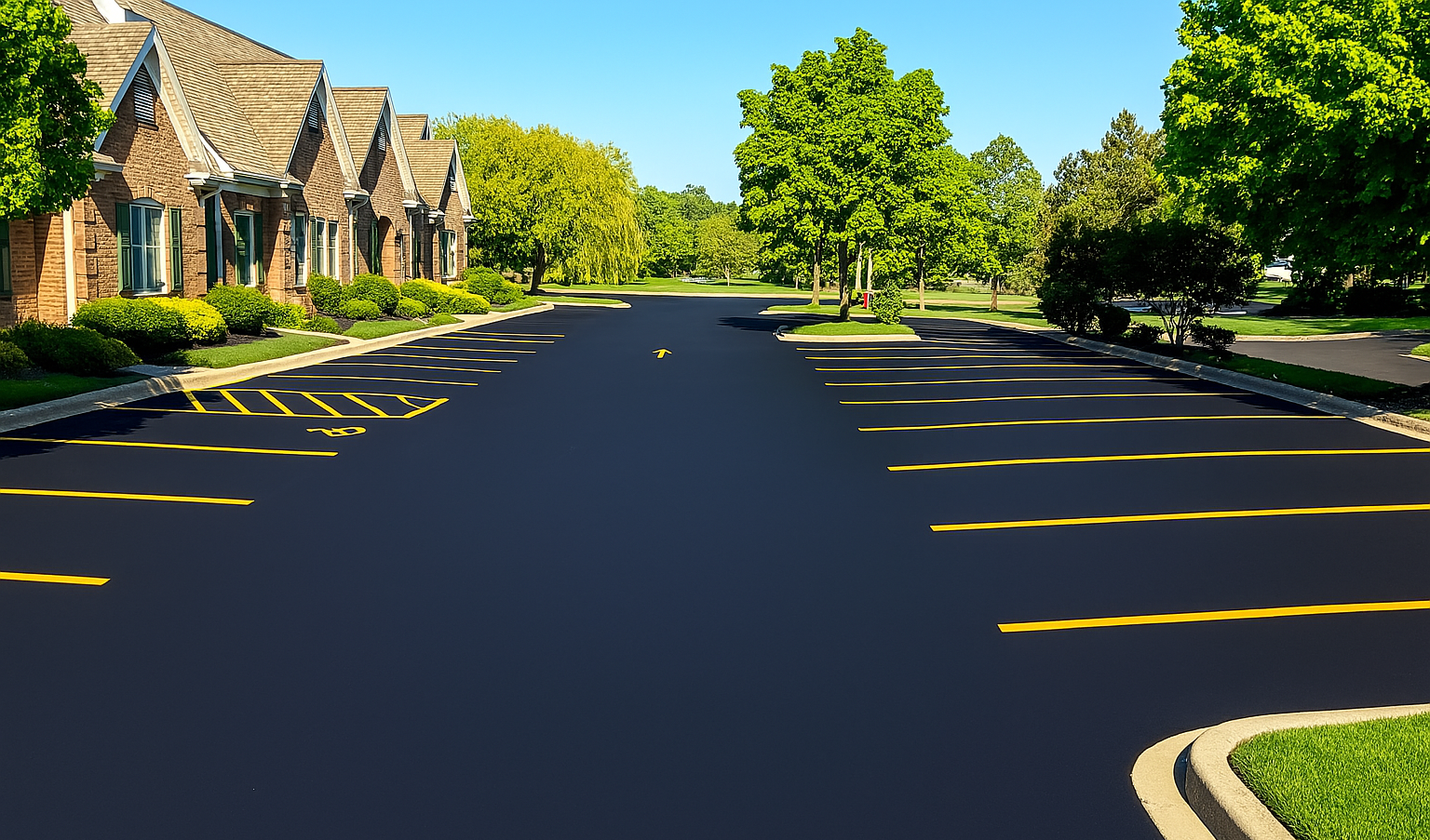 Parking Space - SealCoating in Antioch, IL Parking Space - SealCoating in Antioch, IL