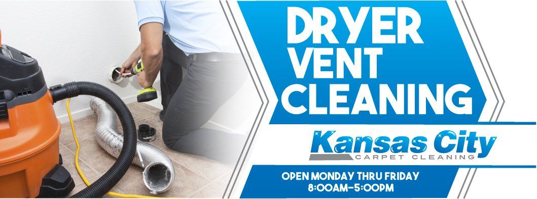 technician cleaning out a dryer vent