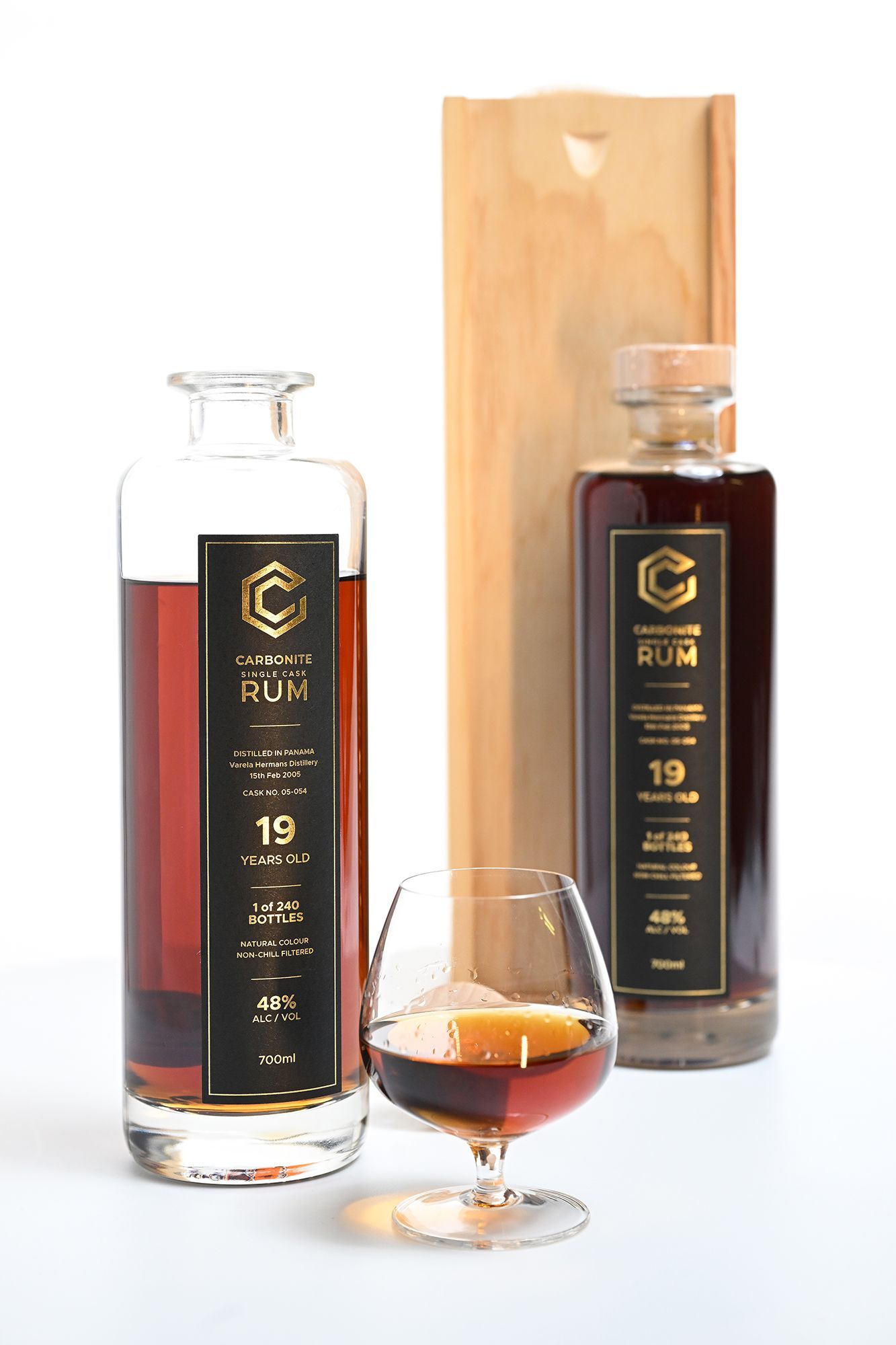 Carbonite 19 year old sipping rum