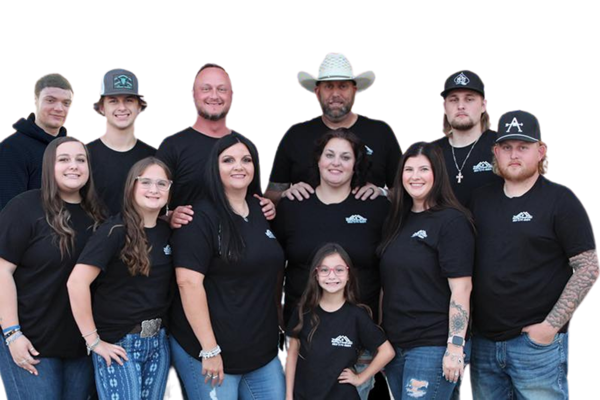 pro roofing and construction family team