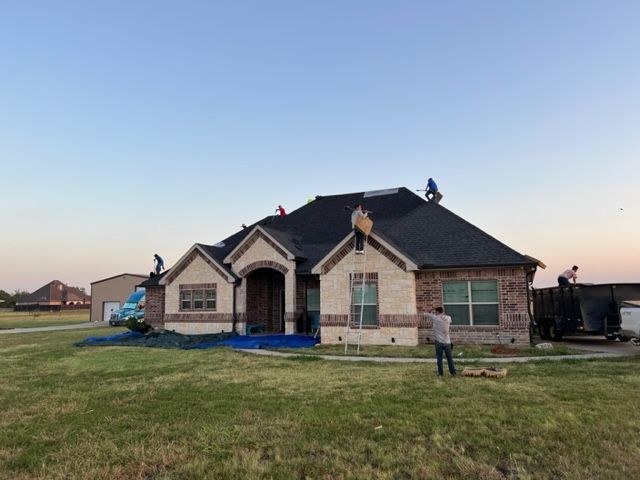 roof replacement due to hail storm