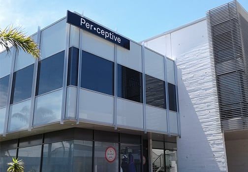 Modern building with 