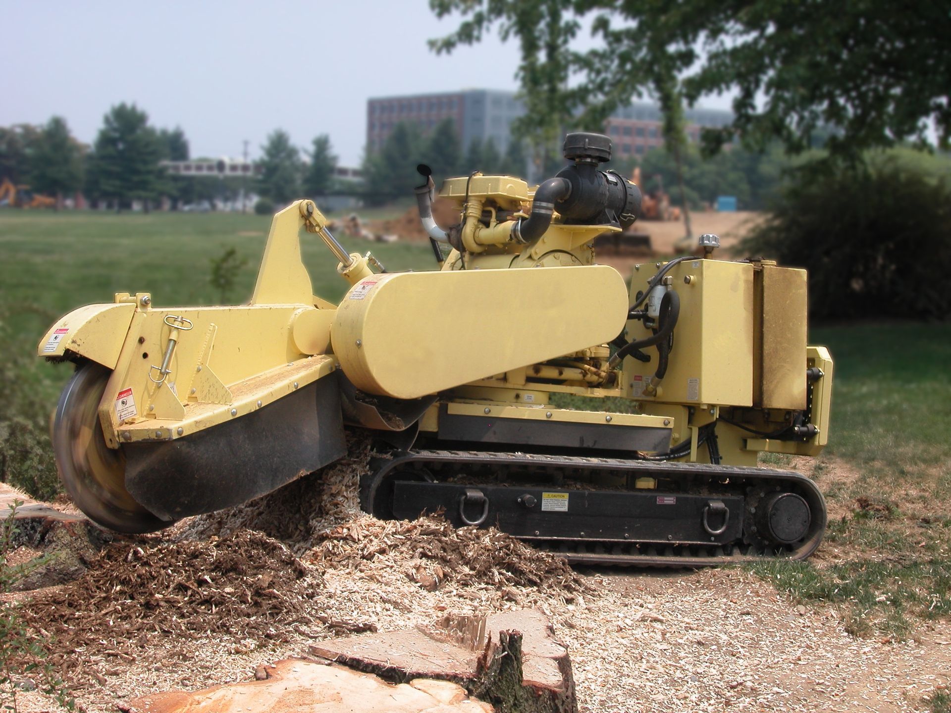 Tree Stump Grinding — Fox Lake, IL — Joe Meyer Tree Service Inc