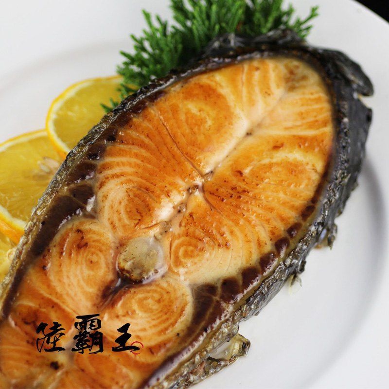 ☆鮭魚厚切1號☆410G  10元硬幣高度  智利鮭切 低GI 【陸霸王】