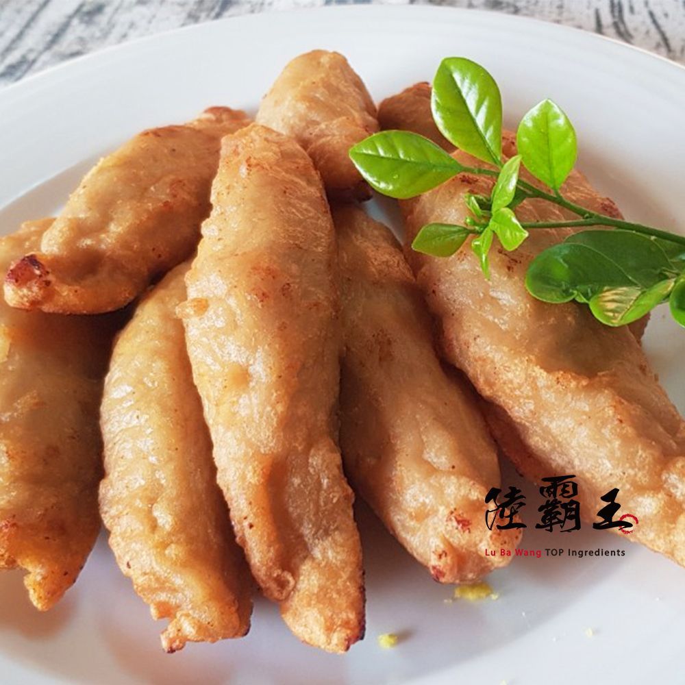 ☆手工包蛋旗魚黑輪 8入☆ 東港旗魚黑輪條  烤肉新品【 陸霸王】