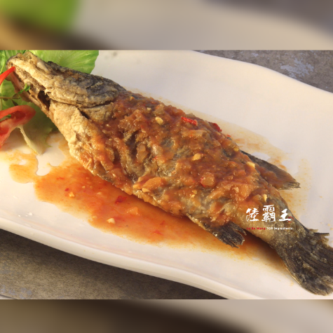 御炸糖醋鱸魚(1隻附醬汁) 600G/盒 【陸霸王】