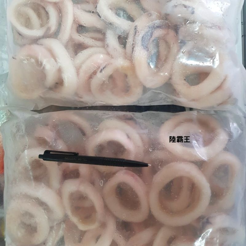 限時買1送1<生鮮魷魚圈 250G> 新鮮Ｑ彈有嚼勁【陸霸王】