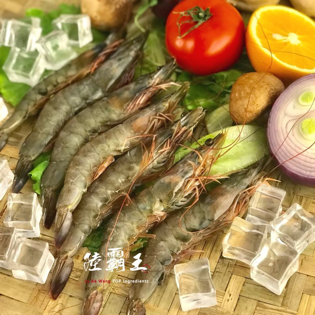 8~10P帶殼草蝦250G±10%/盒 【陸霸王】