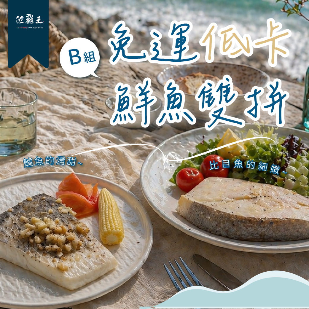 新品 美安大會｜B組 免運低卡鮮魚雙併