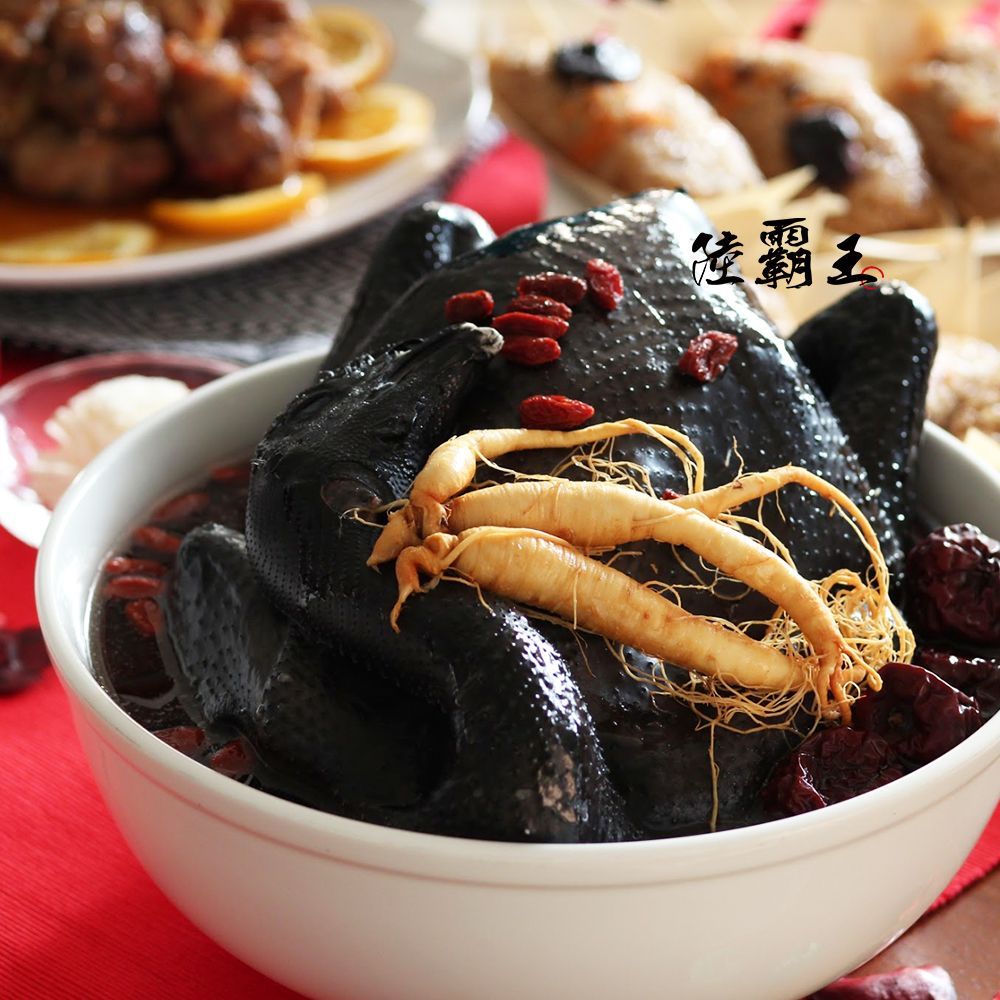 燉雞湯任選_人蔘烏骨雞 猴頭菇土雞湯 黑蒜頭土雞湯 蟲草鹿茸雞湯 ☆人參雞 招牌 年菜好吃推薦 【陸霸王】