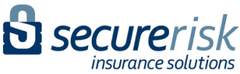 the logo for secure risk insurance solutions has a padlock on it .