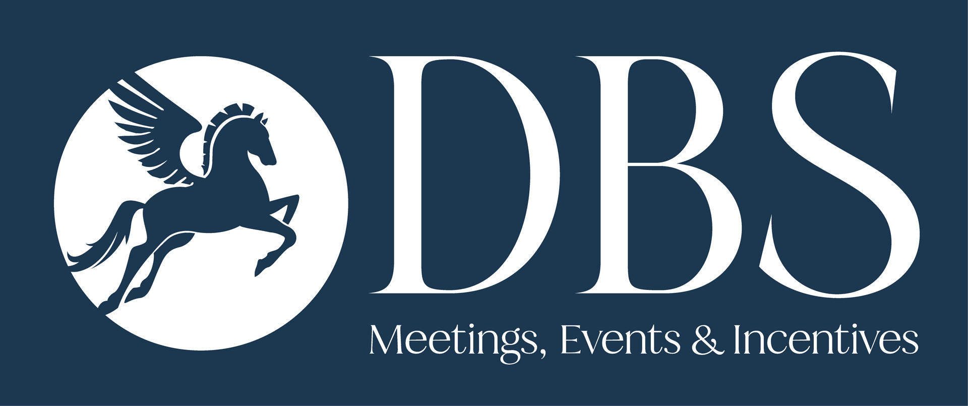 A logo for dbs meetings events and incentives