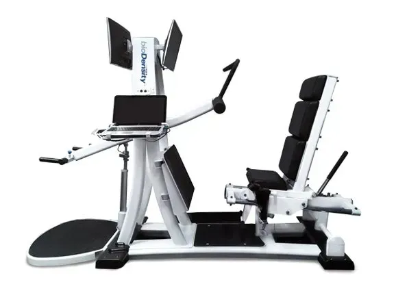A white and black machine with the word discovery on it