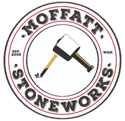 A logo for a company called moffatt stone works
