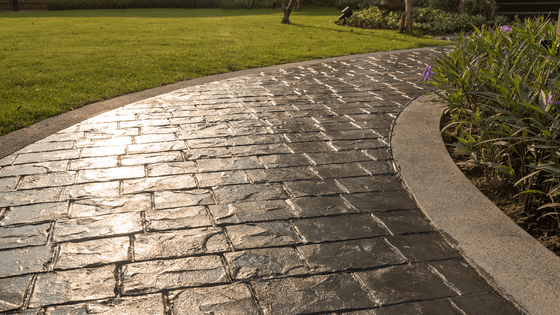residential stamped concrete
